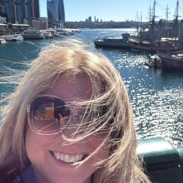 Rebecca at Sydney Harbour
