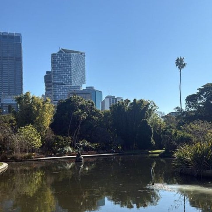 City skyline and waterfront in Australia